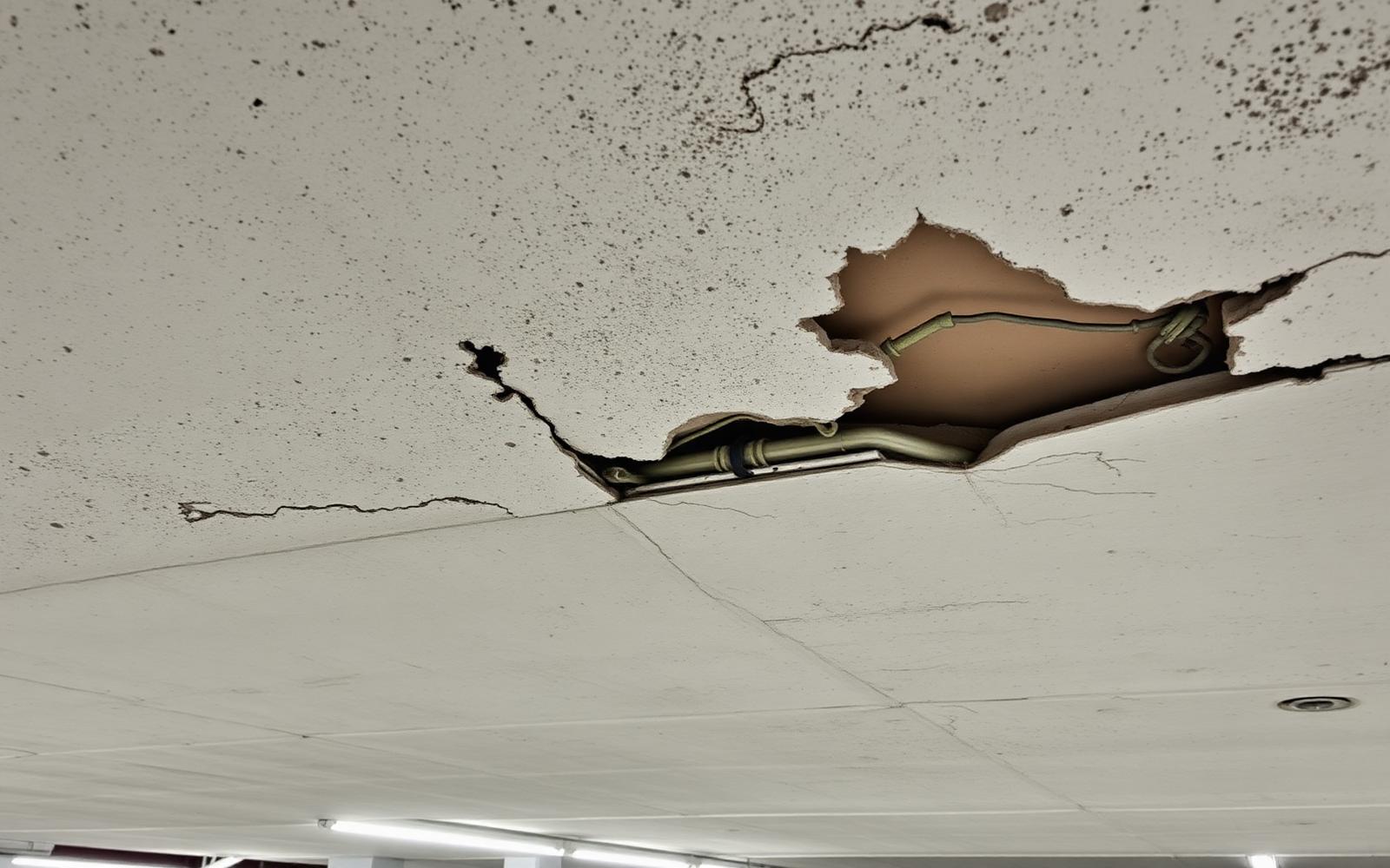 Before — Business Bay Tower — Car Park Structural Repair