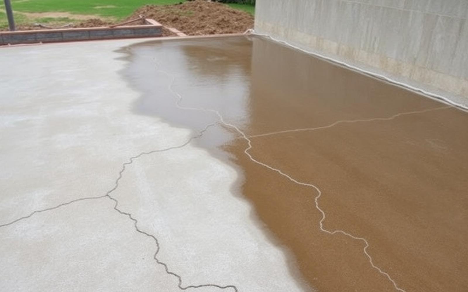 Before — Marina Residences — Podium Deck Waterproofing